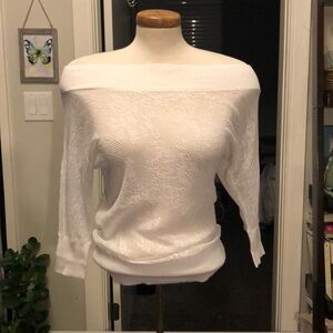 NWT white Guess sweater